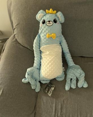 Lotto neonato:Cuscino peluche+libretto