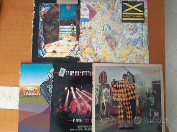 Lotto 5 LP Rock Progressivo anni 70/80 Caravan ELP