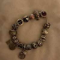 Bracciale Pandora con 16 charm argento 925