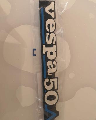Scritta in alluminio vespa 50N