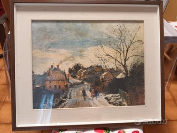 Riproduzione olio su tela Pissarro
