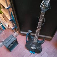 chitarra elettrica + ampli Ibanez "Gio"