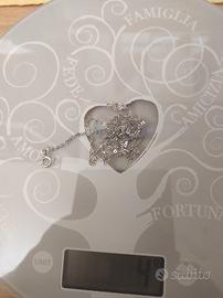 Oro bianco collanina