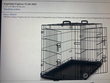 Gabbia pieghevole - kennel