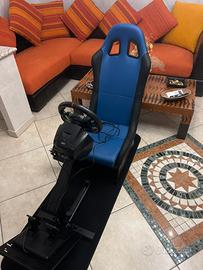 Sedia e volante da gaiming