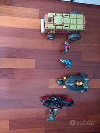 Set tartarughe ninja old e spiderman