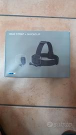 fascia per la testa e clip gopro