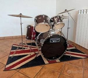batteria acustica mapex tornado + piatti zildjian