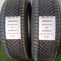 2 GOMME 195 55 16 MINERVA INV RIF3007