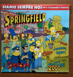 Calendario the simpsons anno 2000