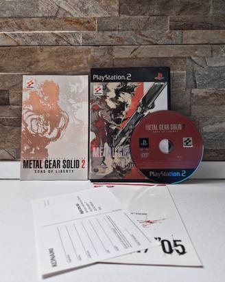🇮🇹 Metal Gear Solid 2 PS2 Da Collezione 100% CIB