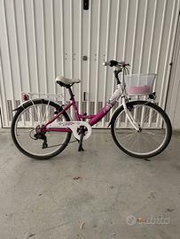 Bicicletta bambina 8-12 24” pollici esperia rosa