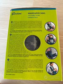 Marsupio 3 in 1 baby carrier canguro