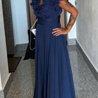Abito cerimonia BLU, taglia it 42, 100%poliestere
