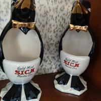 num 1 pinguino in ceramica Gold Mint Sica
