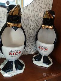 num 1 pinguino in ceramica Gold Mint Sica