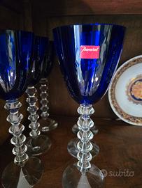 Lalique bicchieri Vega blu