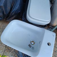 lavandino bidet wc con tavoletta 