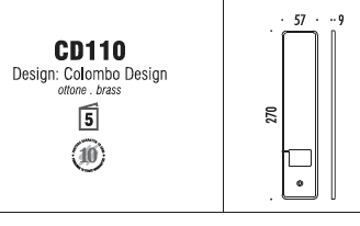 8 COPRIAVVOLGIBILI COLOMBO DESIGN