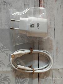 Caricabatterie rapido LG MCS-P02ER 25W NEW + CAVO