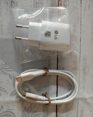 Caricabatterie rapido LG MCS-P02ER 25W NEW + CAVO