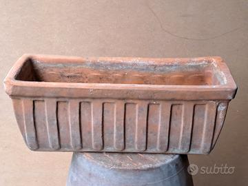 Vaso rettangolare terracotta 