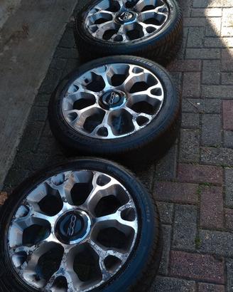 cerchioni lega originali fiat 500L misura 225/45 r
