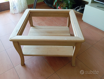 Tavolino basso in Legno massello