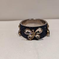 Braccialetto Airoldi di strass e farfalle.