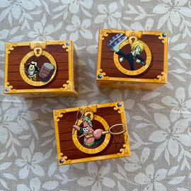 Lotto 3 Sorprese McDonald's ONE PIECE x SPONGEBOB
