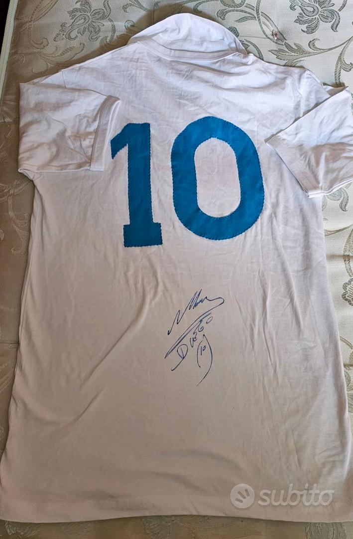 Maglia maradona autografata shop