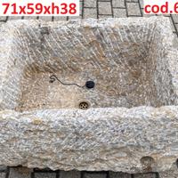 Lavello fontana vasca rustico di recupero inpietra