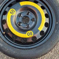 Ruotino di Scorta Completo + Cric + Chiave 