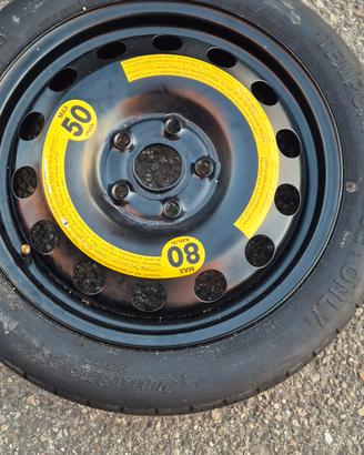 Ruotino di Scorta Completo + Cric + Chiave 