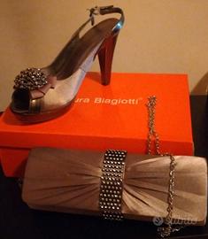 Scarpe eleganti Laura Biagiotti + pochette 