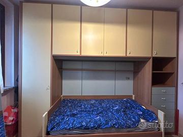 Cameretta a ponte componibile con 2 letti