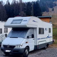 Camper Arca M4 mansardato letti castello