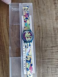 Swatch "Pappagallo" GN 119 orologio 34 mm Nuovo!