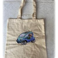 Borsa Shopper ricamata a macchina