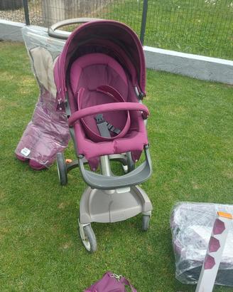 Passeggino trio stokke - completo come nuovo