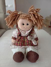 Bambola di pezza vintage cm.40