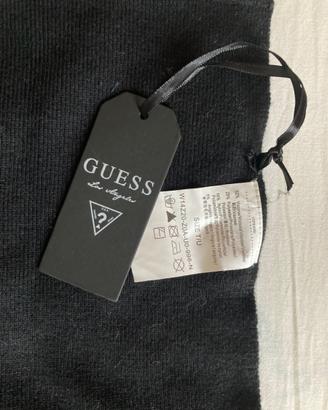 Sciarpa nera Guess nuova originale
