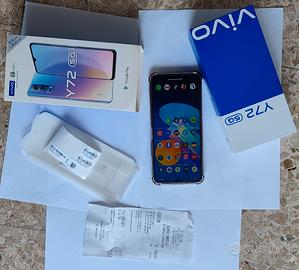 Smartphone Vivo y72 5g, con scontrino e difetto