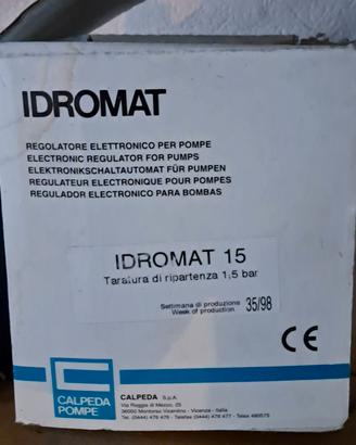 regolatori di pressione Calpeda per pompa