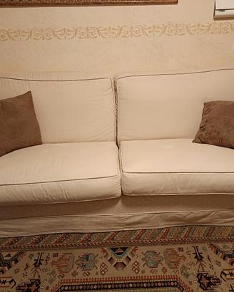 Divano letto Adile in tessuto (nocciola)


