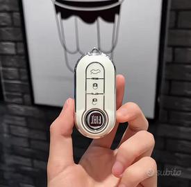 cover per chiave fiat 500 bianco