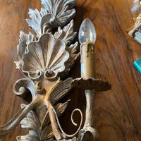 Coppia lampade shabby