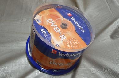 50 DVD -R Verbatim 16x 4.7 gb vergini