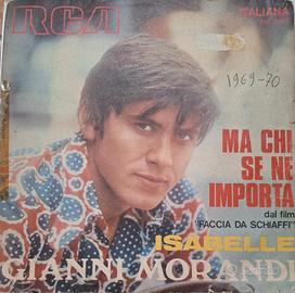 45 giri vinile Ma chi se ne importa Gianni Morandi