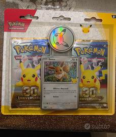 Blister 2 Buste Pokémon  30th Anniversario